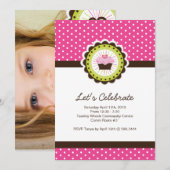 Invitation Whimsical Birthday Party (Devant / Derrière)