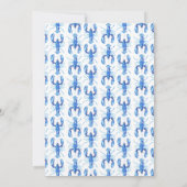 Invitation Whimsical Blue Elle A Trouvé Sa Fête des mariées D (Dos)