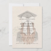 Invitation Whimsical Bow Photo Graduation Party (Devant)