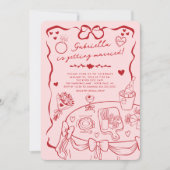 Invitation Whimsical Bridal Shower (Devant)