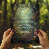 Invitation Whimsical Butterfly Garden Enchanted N'Importe Que