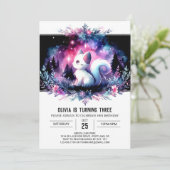 Invitation Whimsical Children Chat Anniversaire (Debout devant)