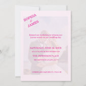 Invitation Whimsical Citrus pink & Photo Collage Wedding (Dos)