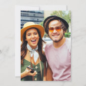 Invitation Whimsical Colorful Inséparables Couples Douche (Dos)