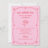 Invitation Whimsical Cupid | We Still Do Wedding Vow Renewal (Devant)