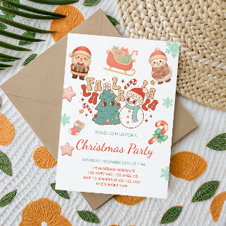 Invitation Whimsical Cute Christmas Party