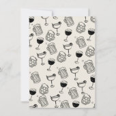 Invitation Whimsical dessiné à la mainSoirée de bienvenue ava (Dos)