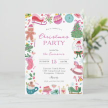 Whimsical Doodles Christmas Party
