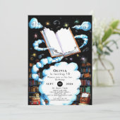 Invitation Whimsical Editable Magic Storybook Anniversaire (Debout devant)