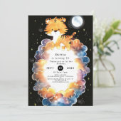 Invitation Whimsical Editable Tiger Anniversaire (Debout devant)