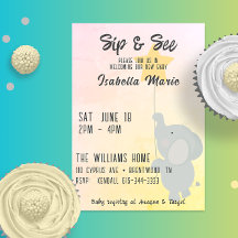 Whimsical Elephant Sip & Voir