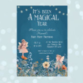 Invitation Whimsical Fairy Garden Magie Premier anniversaire