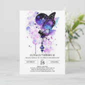 Invitation Whimsical Fairycore Birthday Bliss (Debout devant)