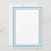 Invitation Whimsical Fiançailles (Dos)