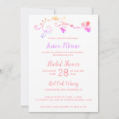 Invitation Whimsical Floral (Devant)