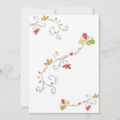 Invitation Whimsical Floral (Dos)