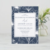 Invitation Whimsical Floral Wedding (Debout devant)