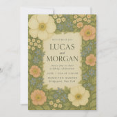 Invitation Whimsical Garden Wedding (Devant)