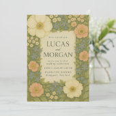 Invitation Whimsical Garden Wedding (Debout devant)