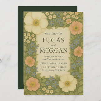 Invitation Whimsical Garden Wedding