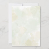 Invitation Whimsical Genre Neutre Baby shower éléphant (Dos)