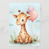 Invitation Whimsical Giraffe Baby Shower (Dos)
