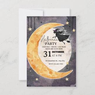 Invitation Whimsical Halloween Party - modifiable
