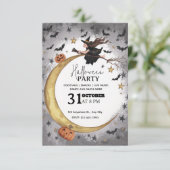 Invitation Whimsical Halloween Party - modifiable (Debout devant)