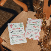 Invitation Whimsical Hand Drawn Friendsmas Christmas Party