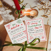 Invitation Whimsical Hand Drawn Friendsmas Christmas Party