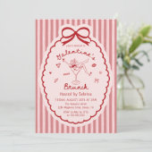 Invitation Whimsical Hand Drawn Galentine's Day Party (Debout devant)