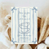 Invitation Whimsical Hand Drawn Tea Baby Shower