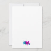 Invitation Whimsical Kid Anniversaire (Dos)