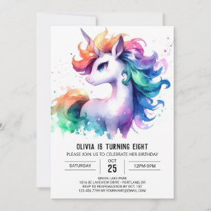 Invitation Whimsical Kids Horse Anniversaire