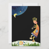 Invitation Whimsical Kokopelli Mariage sud-ouest (Dos)