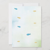 Invitation Whimsical Little Mermaid Baby shower (Dos)