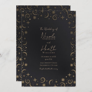 Invitation Whimsical Magic Céleste Mariage