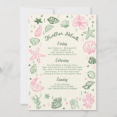 Invitation Whimsical Main Draktail vert Bachelorette (Dos)