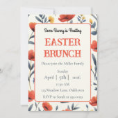 Invitation Whimsical Meadow Personalized Easter Brunch (Devant)