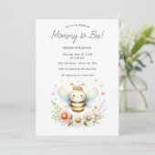Invitation Whimsical Mommy-to-Bee Baby shower (Debout devant)