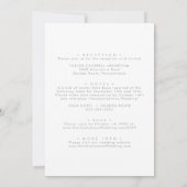 Invitation Whimsical Multicolor Wildflower Front Back Wedding (Dos)