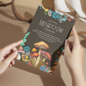 Invitation Whimsical Mushroom 1er Birthday Card Enfants Invit