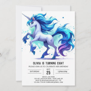 Invitation Whimsical Online Cheval Anniversaire