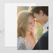 Invitation Whimsical Pastel Floral Photo (Devant / Derrière)