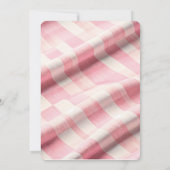 Invitation Whimsical Pizza Champagne Rose Anniversaire (Dos)