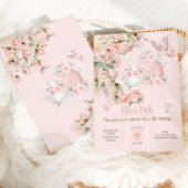 Invitation Whimsical Princess Fairytale Castle Rose Anniversa