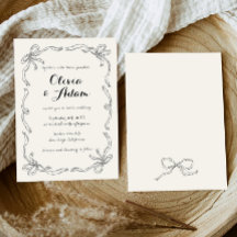 Whimsical Quirky Retro Mariage main tiré Bow