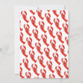 Invitation Whimsical Red Elle A Trouvé Sa Fête des mariées De (Dos)