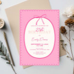 Invitation Whimsical Retro Border 21e fête d'anniversaire<br><div class="desc">Cette invitation fantaisiste à la fête d'anniversaire est parfaite pour une fête de 21ème anniversaire avec une bordure de griffes dessinée à la main rétro. Pour une personnalisation plus avancée de cette conception, par exemple la modification de la disposition, de la police ou de la taille du texte, cliquez sur...</div>