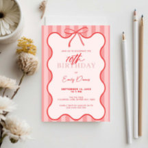 Whimsical Retro Border 70e fête d'anniversaire
